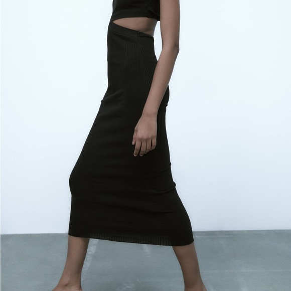 Zara Cut Out Dress BNWT - Picture 6 of 7